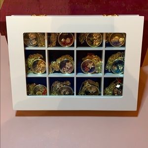 Danbury Mint Seasons of the Year Floating Pendants